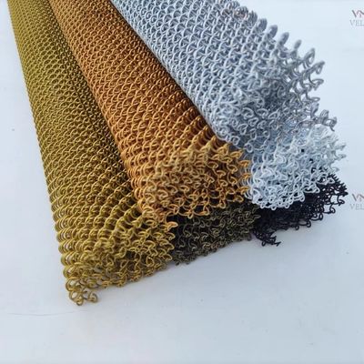 Oda Bölücü için Alüminyum Tel Mimari Metal Perdeler Metal Bobin Perdesi