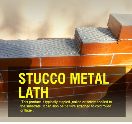 1.75lbs 2.5lbs G60 Çinko Stucco Tel Ağı Galvanizli Metal Lat