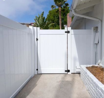 6Ft Dış Bahçe Beyaz Ucuz PVC Vinil Gizlilik Çit Paneli