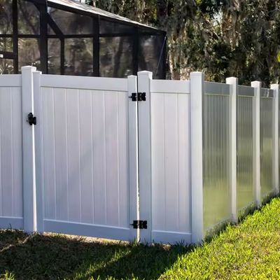 Dayanıklılık 6*8 Ayak bakire PVC Ucuz Tam Gizlilik Çit
