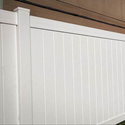 Amerikan Tarzı Vinil Gizlilik Çiti 6x8ft Bahçe ve Ev Duvarı İçin