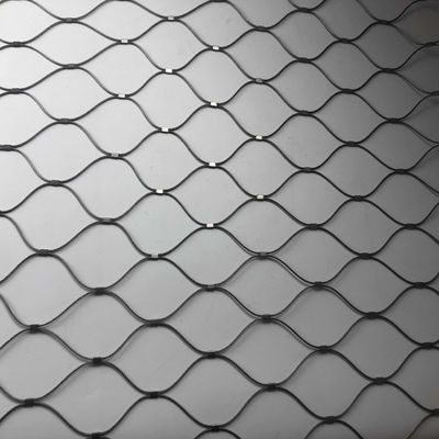 Güvenlik Eskrim İçin 30 * 30mm Esnek Güçlü Paslanmaz Çelik Halat Mesh