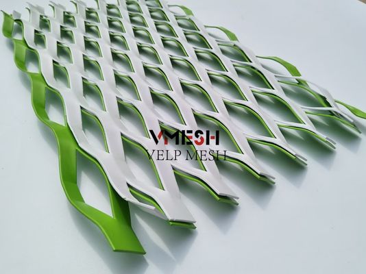0.5mm Kalınlığı Duvar Paneli için Alüminyum Genişletilmiş Metal Tel Ağı
