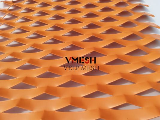 PVDF Alüminyum Cephe Ağı Yapı Metal Genişletilmiş Plak Dış Kaplama