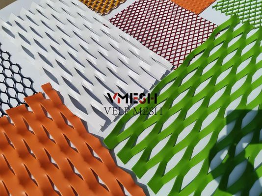 PVDF Alüminyum Cephe Ağı Yapı Metal Genişletilmiş Plak Dış Kaplama