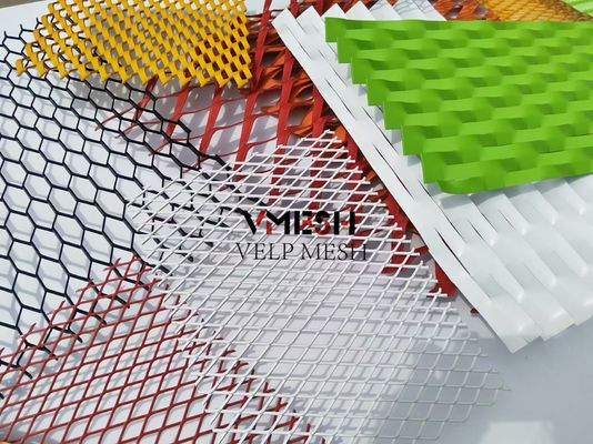 Mimarlık Cephesi Tasarımı Kaplama PVDF Dekoratif Alüminyum Genişletilmiş Açı