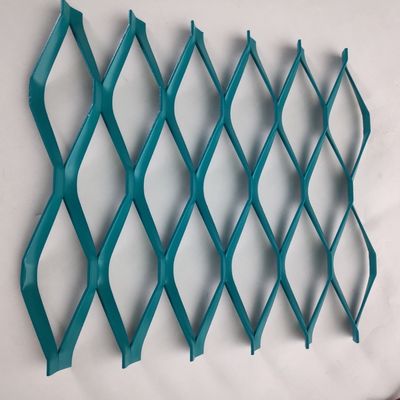 2mm plaka alüminyum genişletilmiş kaplama dekoratif örgü metal ekran
