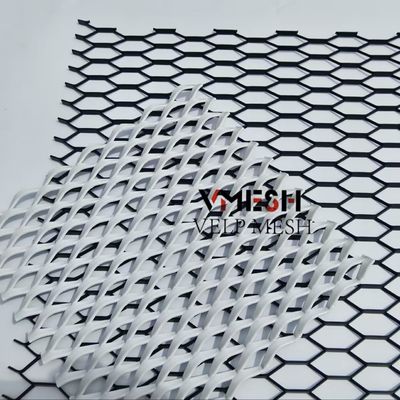 İç tasarım dekoratif genişletilmiş metal örgü panelleri hafif alüminyum alaşımı
