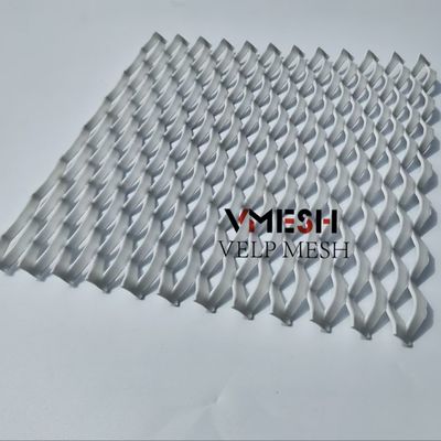 Altıgen Delik Genişletilmiş Perde Duvarı Metal Mesh Cephe Kaplama Cepheler Dekorasyon