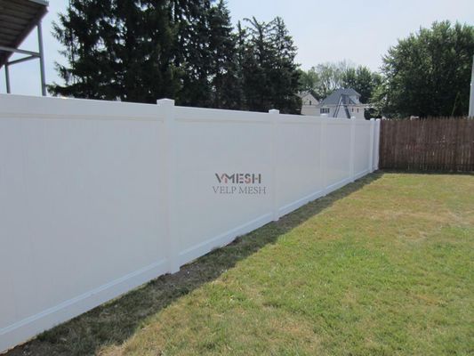 Arka bahçeler için 6 feet*8 feet kare post uygun fiyatlı vinil çit