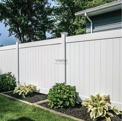 Ağır Hizmet Tipi Beyaz PVC Gizlilik Çit Panelleri 6x8ft Çevre Dostu