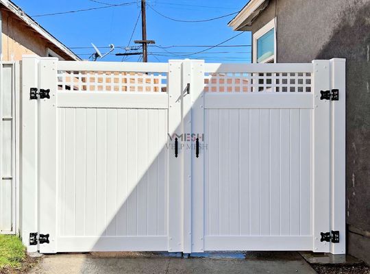 % 100 bakire malzeme vinil çiftlik çit 6x8ft Beyaz