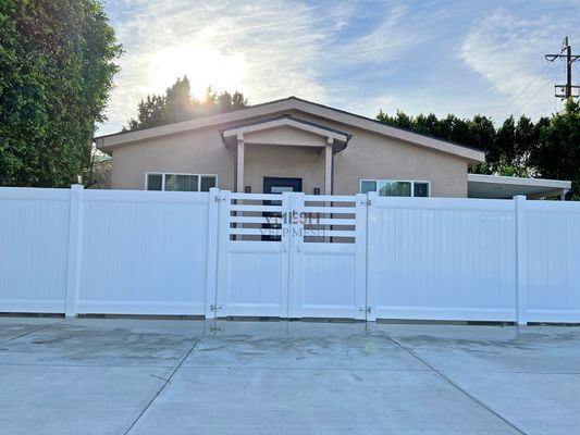 Katı panel plastik bahçe havuz evi villa piket 8 vinil çit