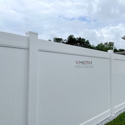 Hafif Ağırlık Dayanıklı Su geçirmez Modern PVC Tam Gizlilik Çit