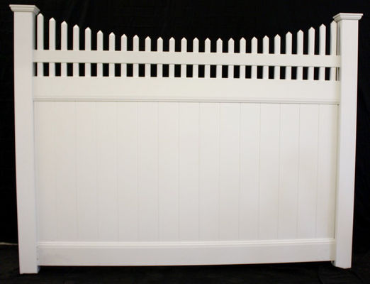 Virgin Environmental Privacy Screen Pvc Plastik Vinyl Çit Yard için