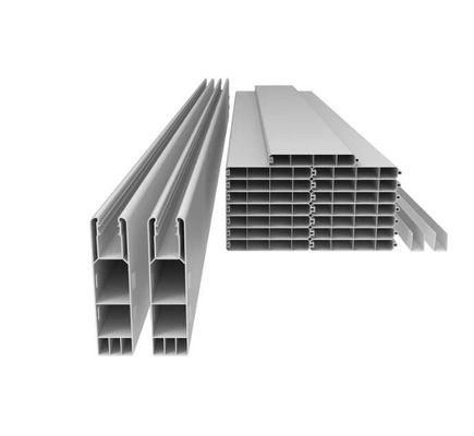 Dekoratif PVC / Vinil Bahçe Çit Dış Gizlilik için Kapı ile