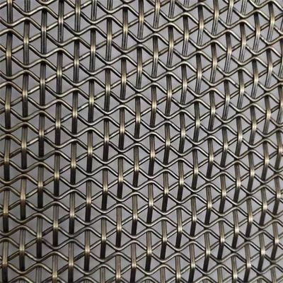 Mimari Dekorasyon için Özel Paslanmaz Çelik Dokuma Mesh Panel
