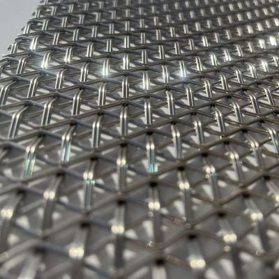 Paslanmaz Çelik 304 / 316 Dokunmuş Metal Mesh Mimarlık Mesh Ekranı