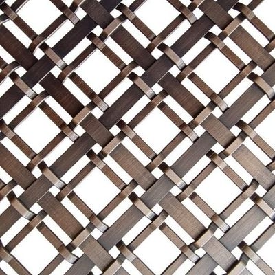 Dekoratif Mimarlık için 1mm-4mm Dikiş Paslanmaz Çelik Tel Ağı Metal Özel
