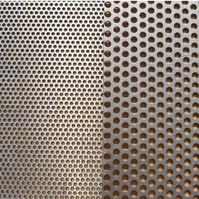 1.2mm Kalınlıklı Alüminyum Galvanizli Çelik Deniz sistemi için delikli ağ