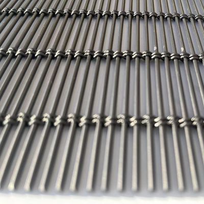 Dış duvar dekoratif mimari paslanmaz çelik kablo çubuk metal tel örgü