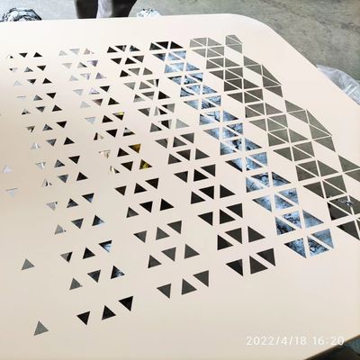 Özel Yeni Tasarım Stainless Steel Perforated Metal Sheet Dış Bina için