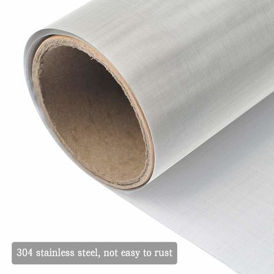 Çelik 304 / 316 Filtreleme için dokunmuş ince tel ağı 100 ağı