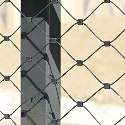 2mm Yüksek Mukavemetli Dokuma Esnek Paslanmaz Çelik Kablo Kafesi