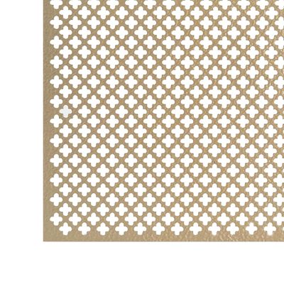PVDF kaplama mimari kare alüminyum delikli paneller dekoratif metal delikli levha