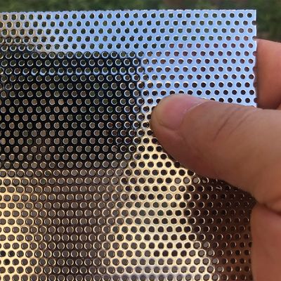 Stainless Steel Small Hole Perforated Mesh For Speaker Grille Sheet (Sözcüleri için küçük delikli delikli örgü ağı)