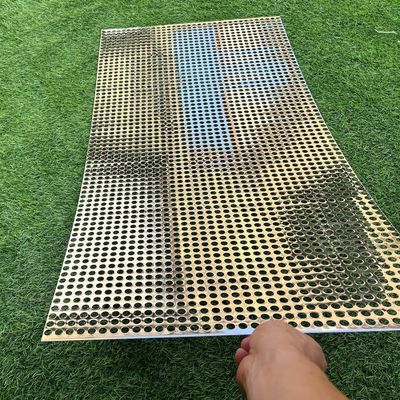Toz kaplama mimari dış cepheler dekorasyon delikli alüminyum metal örgü