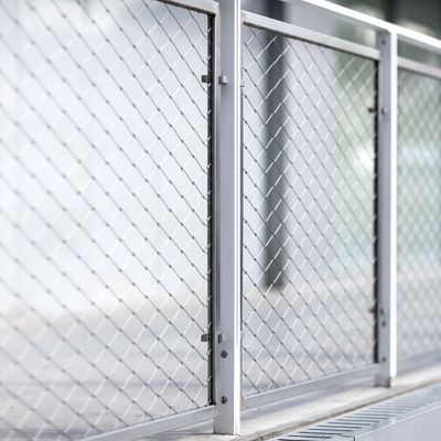 Hayvanat bahçesi köprüsü için paslanmaz çelik kablo örgü güvenlik ağı