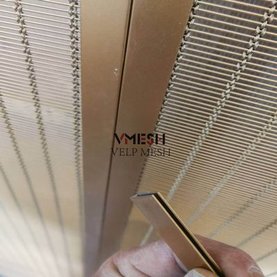 Paslanmaz çelik dekorasyon tel örgü metal bölme örgü paneli duvarı