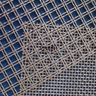 SS 304 Mimari Paslanmaz Çelik Dokuma Tel Metal Örgü Panel