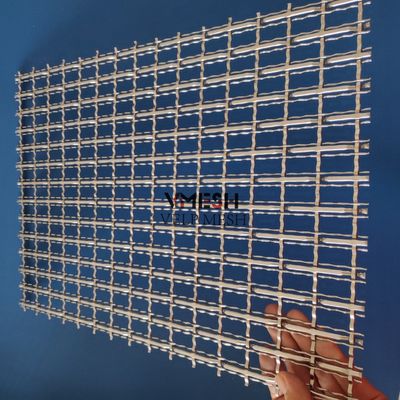 Bina için dekoratif paslanmaz çelik düz tel dokuma tel paneller