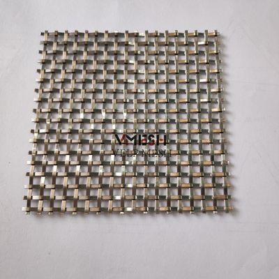 Dekoratif Mimarlık için 1mm-4mm Dikiş Paslanmaz Çelik Tel Ağı Metal Özel