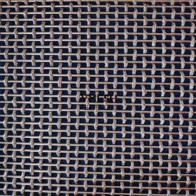 Dekoratif Tel Ağı Çelik Cephesi Paslanmaz Çelik Kırık Dikili Tel Ağı 1mm-4mm çapında