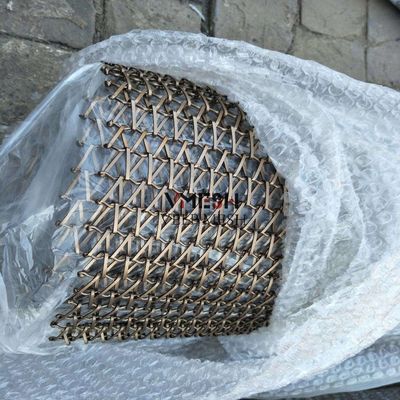 Toz Koyma Alüminyum Paslanmaz Çelik Sırplı Dokuma Tel Dekoratif Tel ızgaralar