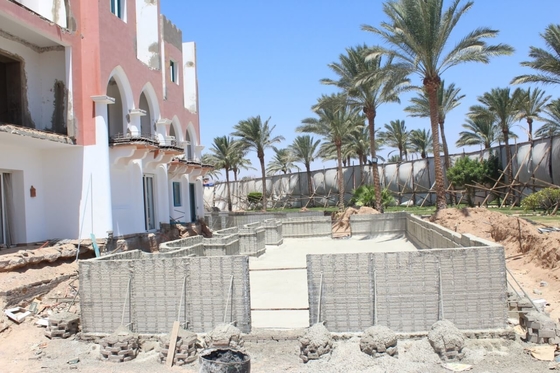Galvanizli Çelik Havuz Kalıp Filesi