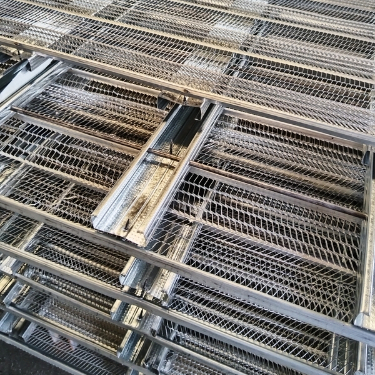 Hafif Çelik Galvanizli Rib Lath Beton Döküm Kalıp Yapısı