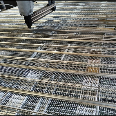 Galvanizli Çelik Ön Döküm Beton Yüksek Kaburgalı Sıva Filesi