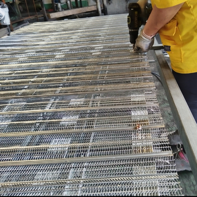 Galvanizli Çelik Ön Döküm Beton Yüksek Kaburgalı Sıva Filesi