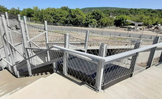 Bina Koruma için 60° Ağ Açılı ve Galvaniz Kaplamalı Parlatılmış Yumuşak Paslanmaz Çelik Halat Tel Örgü