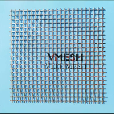 Kapalı Dekor Duvar İçin Mimari Paslanmaz Çelik Dokuma Hasır