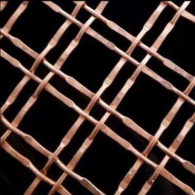 Dekoratif Paslanmaz Çelik Kaplama Metal Cephe Paneli Dokuma Hasır