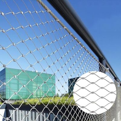 Özel Boyut Paslanmaz Çelik Halat File Hayvan Kafesi Kuşhane Hayvanat Bahçesi Çit Koruma Ağı