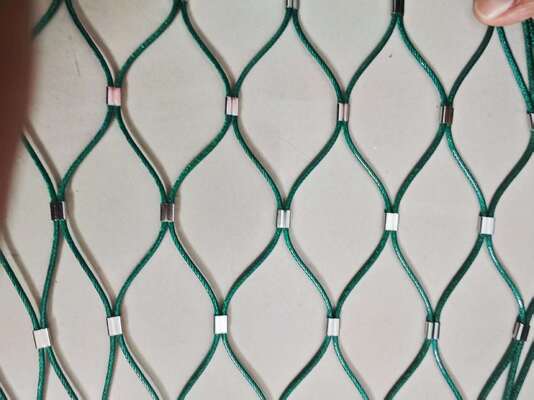 Corrosion Resistant Stainless Steel Wire Rope Netting for Building Facade