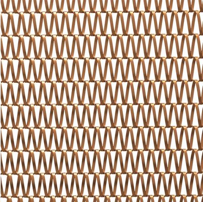 Metal Dekoratif İç Bölücüler İçin Bronz Dekoratif Mesh Mimari SS Dekorasyon Perdesi