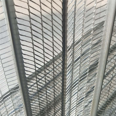 Korozyona dayanıklı Kaburga Çıtası Genişletilmiş Metal Galvanizli Sac Örgü
