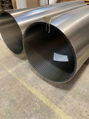 SS304 / 316 Johnson Kuyu Ekran Borusu Johnson Tüp Kama Tel Filtre Mesh